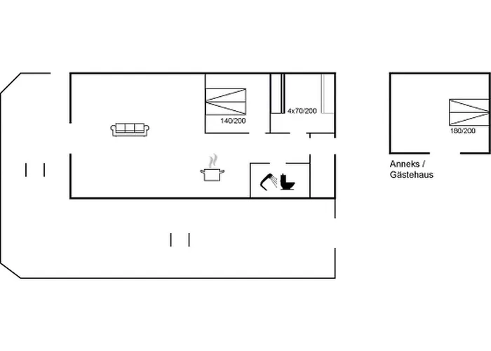 Dom wakacyjny Vilhelm - 10km From The Sea By Interhome Oksbøl